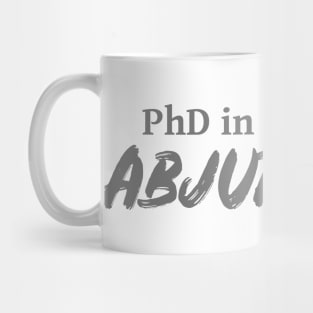 PhD in School of Abjuration DND 5e Pathfinder RPG Role Playing Tabletop RNG Mug